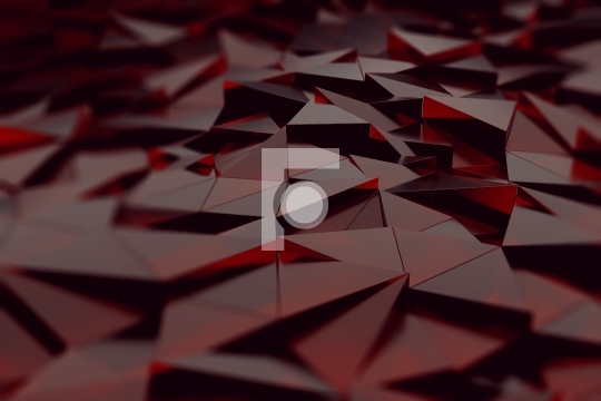 Abstract Futuristic Triangles Technology Background 3D Illustrat