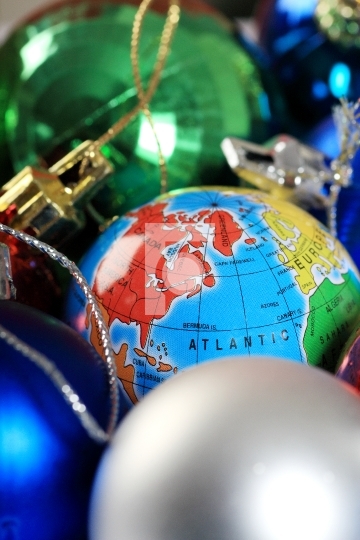 Christmas decorations and world