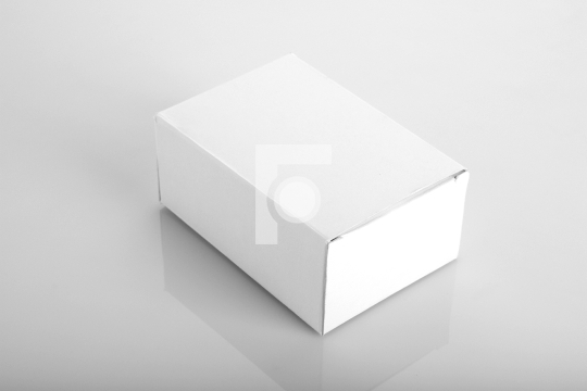 Clean White Blank Product Packaging Box for Mock ups