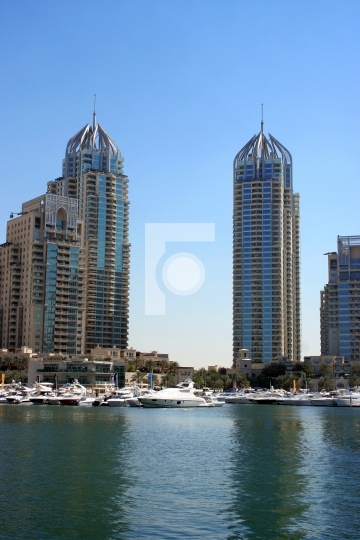 Dubai Marina skyscraper, united arab emirates