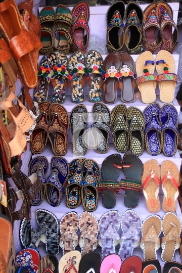 Handmade Indian Shoes for Sale in Agra, Uttar Pradesh, India