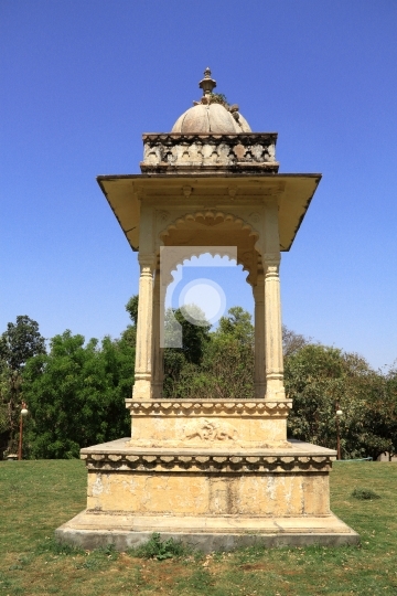 Historical Architecture Arch in Gulab Bagh, Udaipur, Rajasthan, 