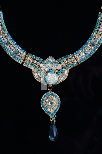 Indian Traditional Jewellery Necklace Stock Photo
