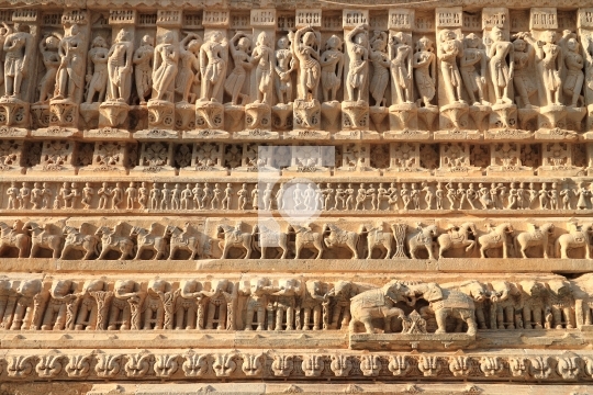 Jagdish Temple Stone Carvings, Udaipur, Rajasthan, India