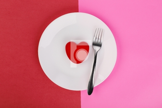 Love Served - A Heart in a Plate, Valentine