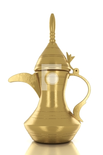 Middle Eastern Arabic Coffee Pot Dallah A symbol of Arabian Hosp