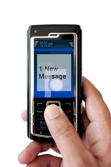 Mobile SMS / Message - 1 New Message
