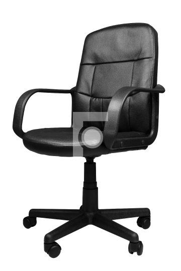 Office Leather Chair isolated on white background