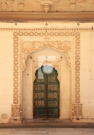 Old Door in a Palace, Jodhpur, Rajasthan, India