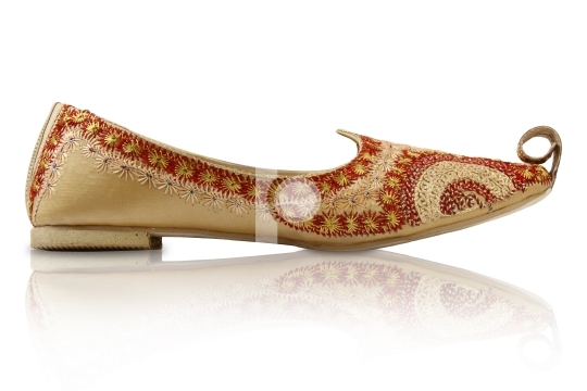 Pair of Traditional Handicraft indian shoes