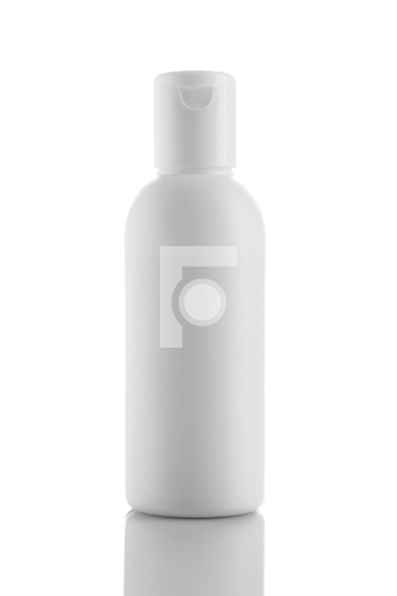 Plastic Blank White Bottle For Mockups