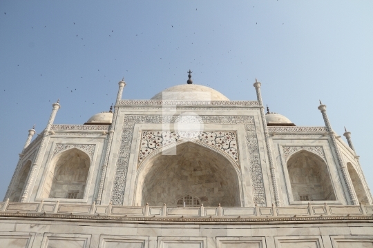 Taj Mahal Exterior Building, Agra, Uttar Pradesh, India