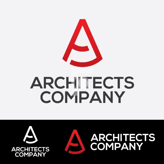 A Letter Logo - Architect Company Logo for Startup