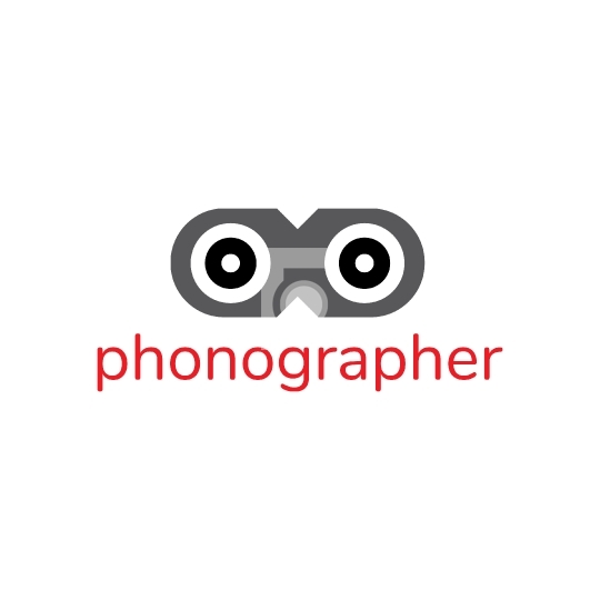 Free Photography Logo Design - Phonographer Readymade Logo Vecto