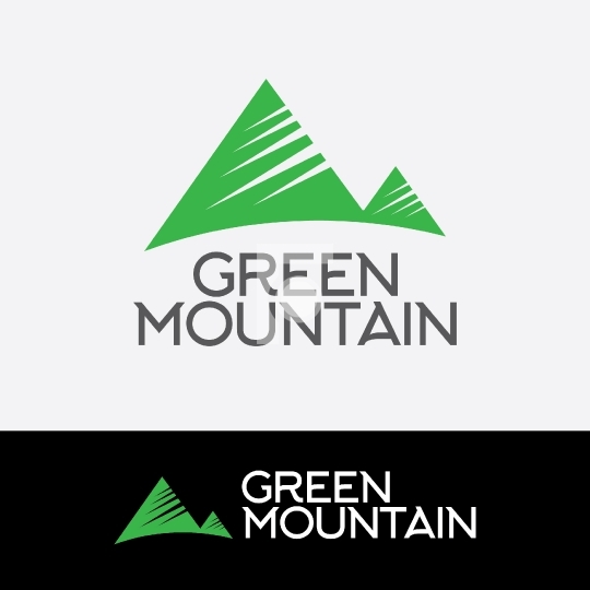 Green Mountain Sports Readymade Company Logo Design Template Logo