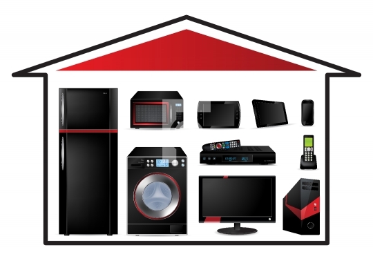 Home appliances concept - Vector Illustration