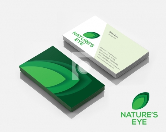 Nature_qt_s Eye Free Logo Design & Business Card Template for Startups