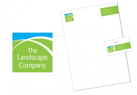 The landscape company - logo design and Corporate Identity