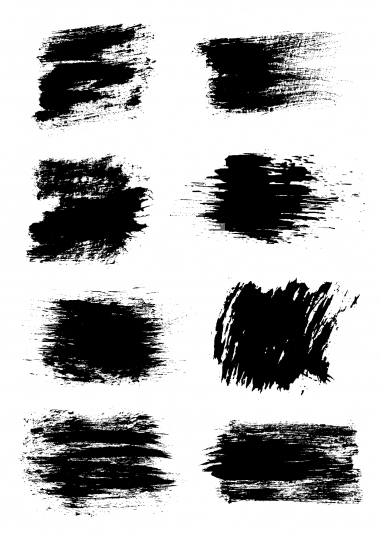 Vector Illustration Detailed Brush Strokes Grunge Textures