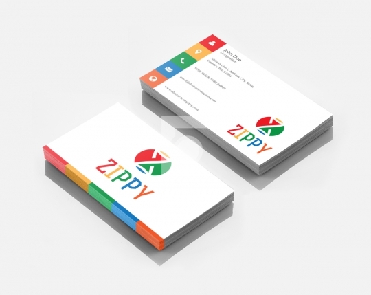 Z Letter Zippy Logo Design & Business Card Template for Startups