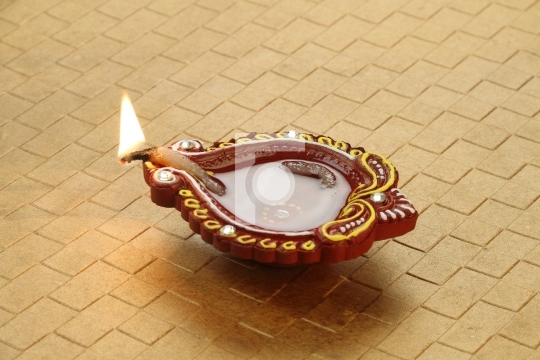 Indian Festival Diwali - Handmade Diya Clay Lamp