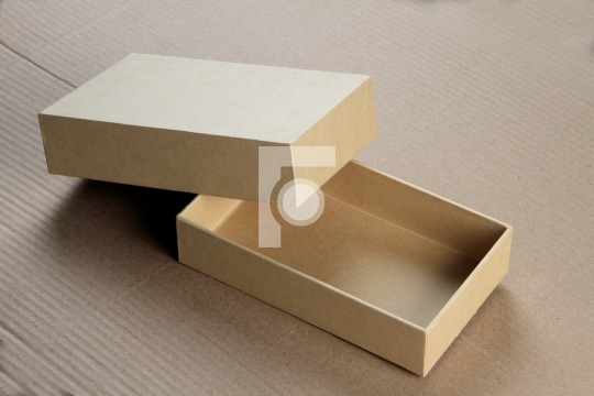 Recycle Blank Card Board Box for Mockup