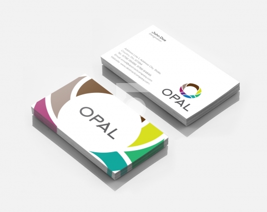 Opal Logo Design & Business Card Template for Startups